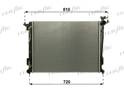 Radiateur, refroidissement du moteur FRIGAIR 0133.3043