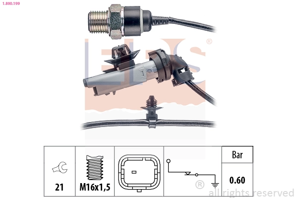 Indicateur de pression d'huile EPS 1.800.199