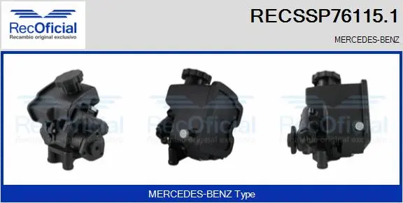 Pompe hydraulique, direction RECOFICIAL RECSSP76115.1