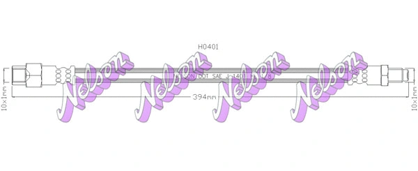 Flexible de frein KAWE H0401