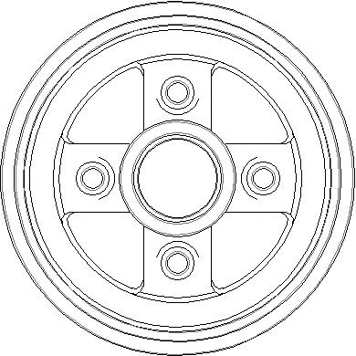 Tambour de frein National NDR329