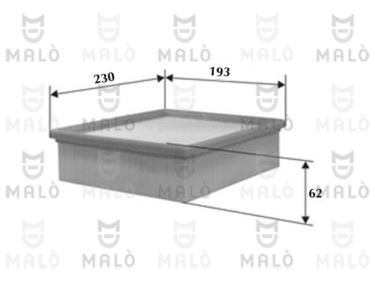 Filtre à air AKRON-MALÒ 1500100