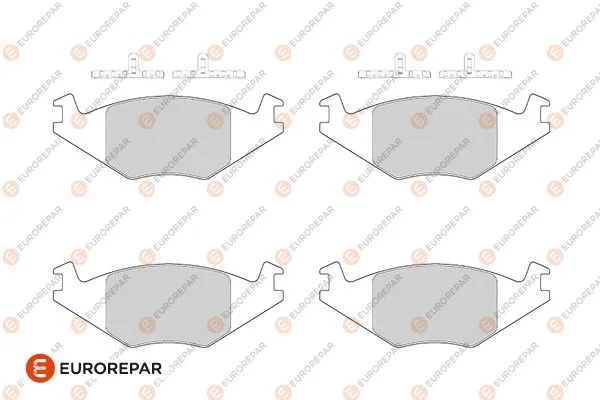 Kit de plaquettes de frein, frein à disque EUROREPAR 1686275780