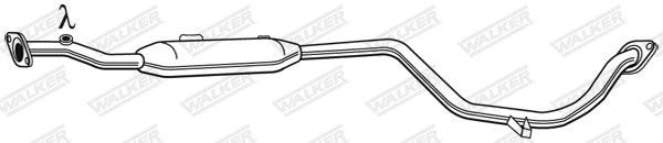 Silencieux central WALKER 21365