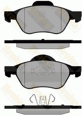 Kit de plaquettes de frein, frein à disque Brake ENGINEERING PA1836