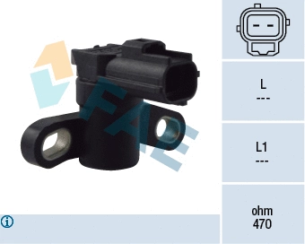 Capteur d'angle, vilebrequin FAE 79371