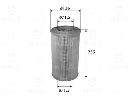 Filtre à air AKRON-MALÒ 1500285