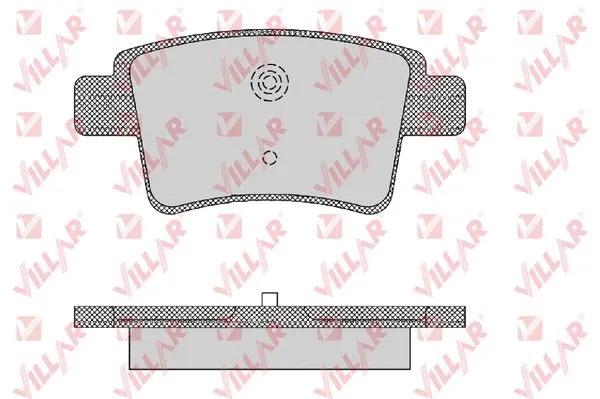 Kit de plaquettes de frein, frein à disque VILLAR 626.1475