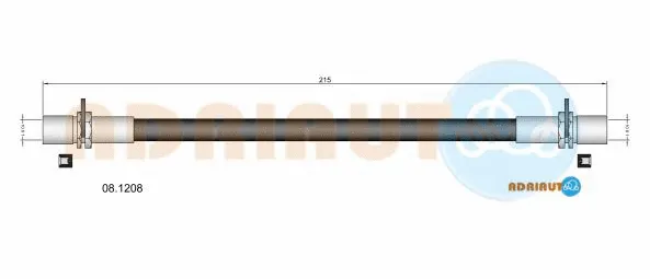 Flexible de frein ADRIAUTO 08.1208