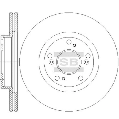 Disque de frein Hi-Q SD4135