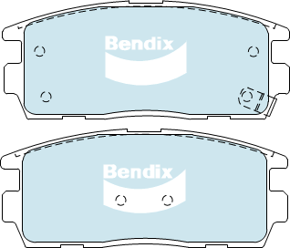 Kit de plaquettes de frein, disque de frein de stationnement BENDIX-SEA DB1862 GCT