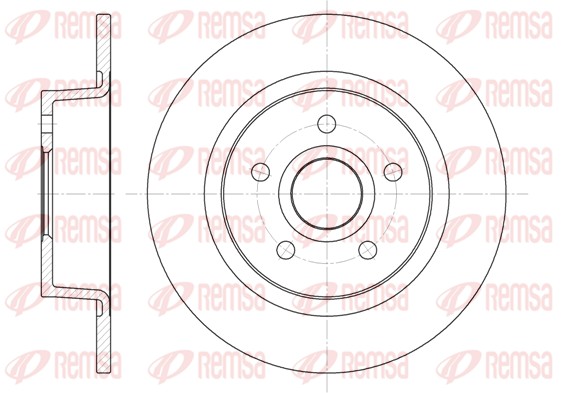 Disque de frein REMSA 6863.00