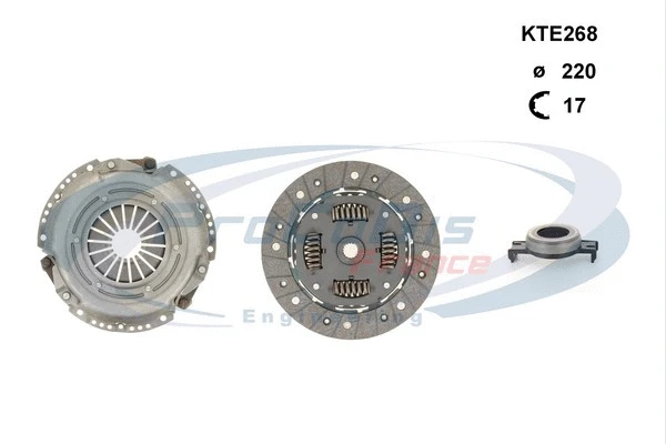 Kit d'embrayage PROCODIS FRANCE KTE268