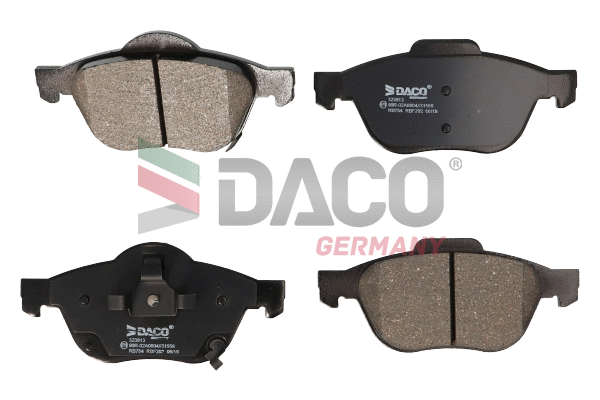 Kit de plaquettes de frein, frein à disque DACO Germany 323913