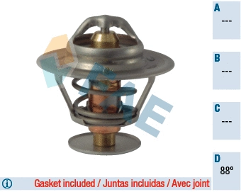 Thermostat, liquide de refroidissement FAE 5305788