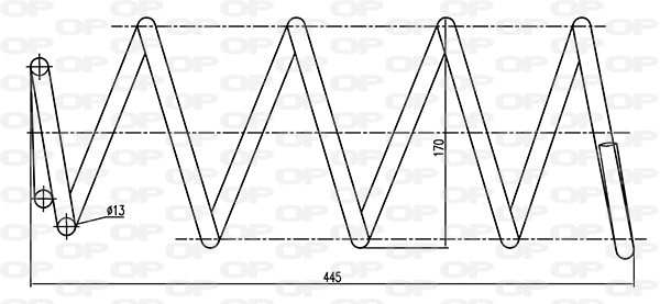 Ressort de suspension OPEN PARTS CSR9045.00