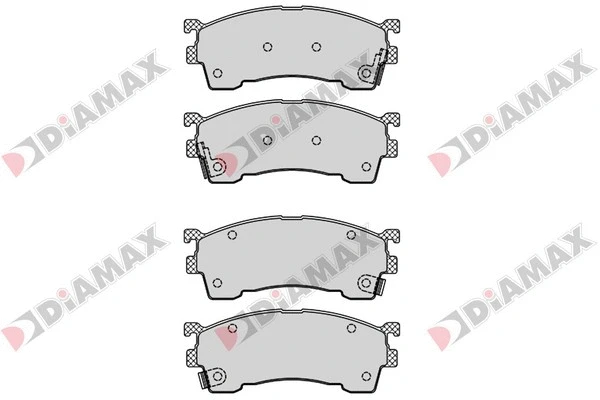 Kit de plaquettes de frein, frein à disque DIAMAX N09209
