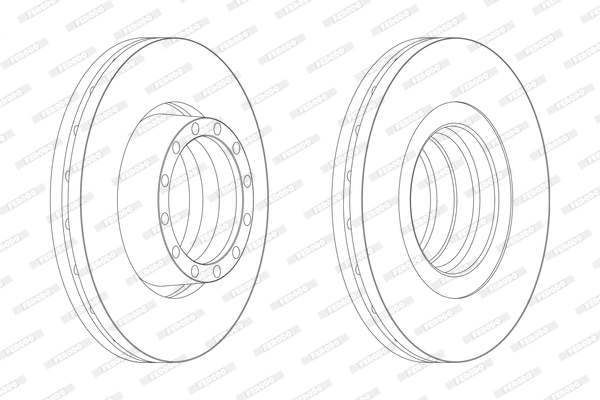 Disque de frein FERODO FCR132A