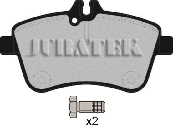 Kit de plaquettes de frein, frein à disque JURATEK JCP1750