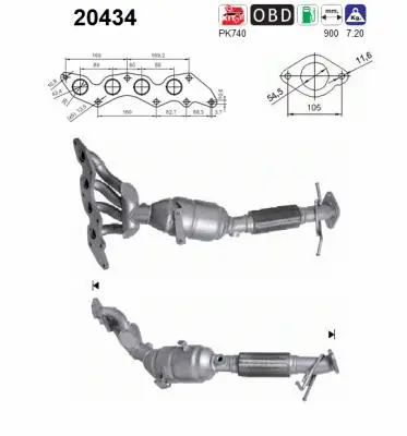 Catalyseur AS 20434