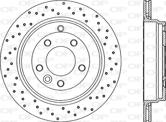 Disque de frein OPEN PARTS BDRS2256.25