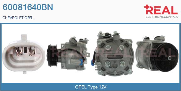 Compresseur, climatisation REAL 60081640BN
