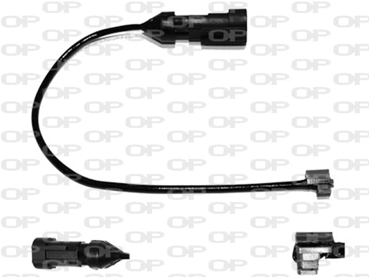Contact d'avertissement, usure des plaquettes de frein OPEN PARTS AK3134.00