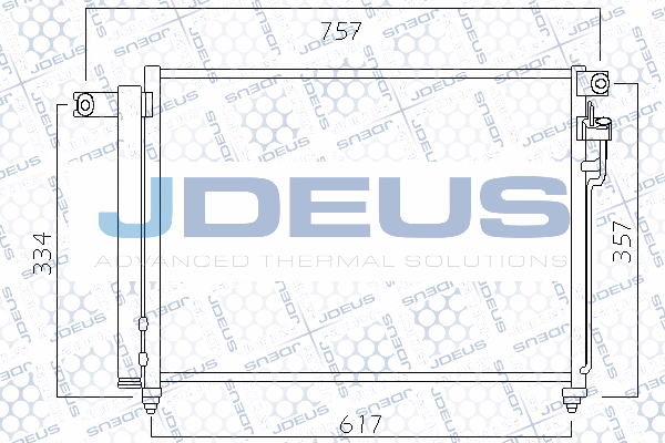 Condenseur, climatisation JDEUS 765M24