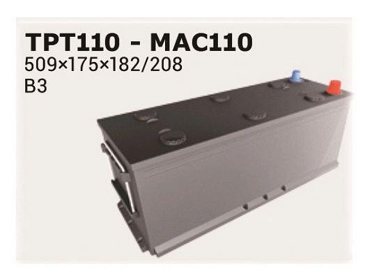 Batterie de démarrage IPSA TPT110
