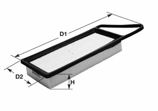 Filtre à air CLEAN FILTERS MA1193