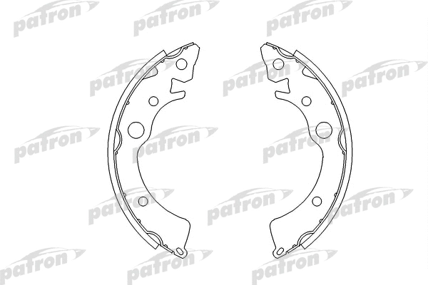 Jeu de mâchoires de frein PATRON PSP219