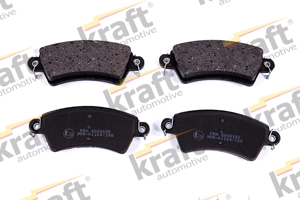 Kit de plaquettes de frein, frein à disque KRAFT AUTOMOTIVE 6006100