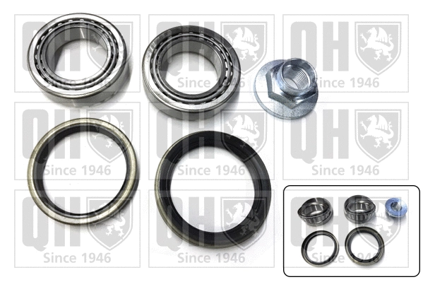 Kit de roulements de roue QUINTON HAZELL QWB1130