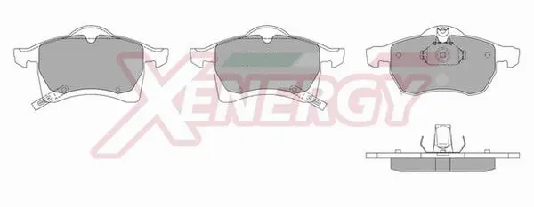 Kit de plaquettes de frein, frein à disque AP XENERGY X40675