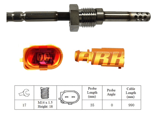 Capteur, température des gaz LEMARK LXT232