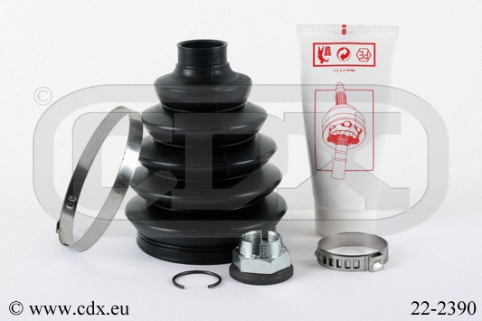 Jeu de joints-soufflets, arbre de commande CDX 22-2390
