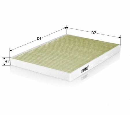 Filtre, air de l'habitacle TECNECO FILTERS CKA10025