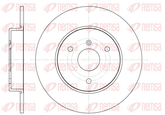 Disque de frein REMSA 6617.00