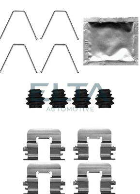 Kit d'accessoires, plaquette de frein à disque ELTA AUTOMOTIVE EA8857