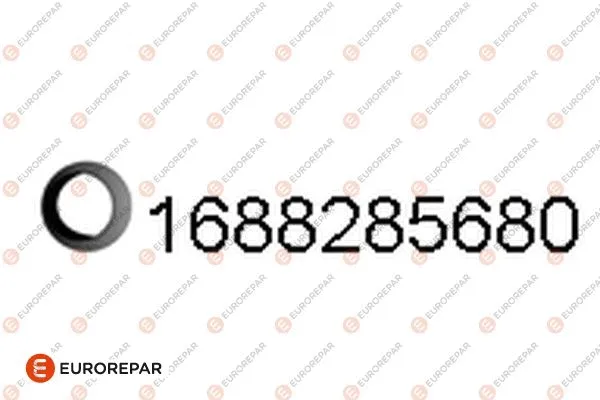 Bague d'étanchéité, tuyau d'échappement EUROREPAR 1688285680
