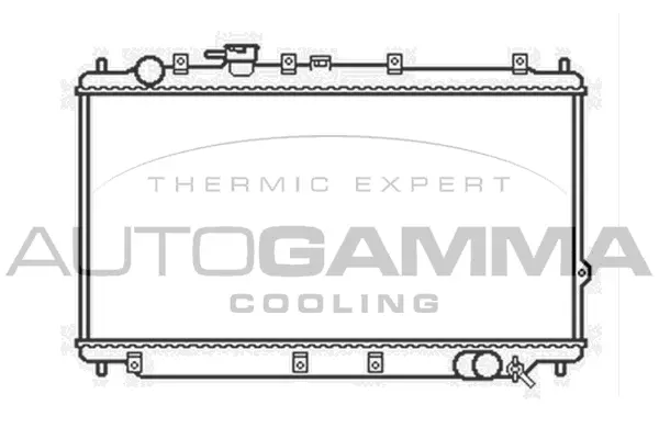 Radiateur, refroidissement du moteur AUTOGAMMA 104146