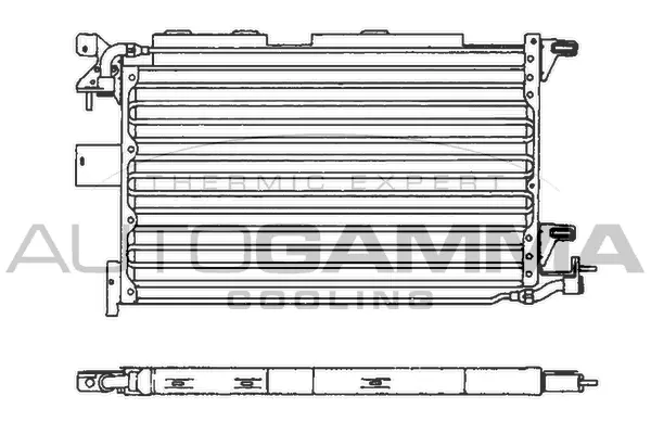Condenseur, climatisation AUTOGAMMA 101586