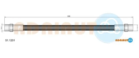 Flexible de frein ADRIAUTO 51.1201