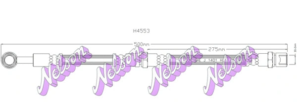 Flexible de frein KAWE H4553