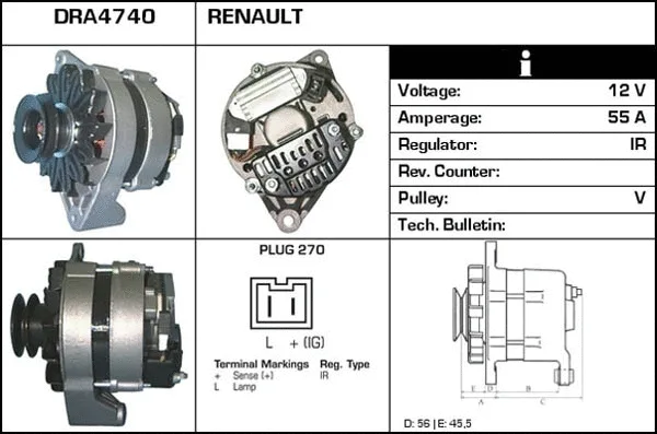 Alternateur Technika A20861