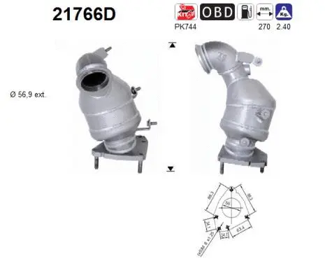 Catalyseur AS 21766D