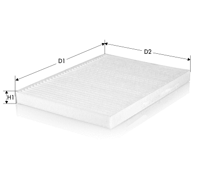 Filtre, air de l'habitacle TECNECO FILTERS CK1276