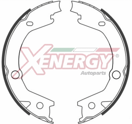 Jeu de mâchoires de frein AP XENERGY X50411