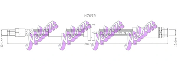 Flexible de frein KAWE H7095