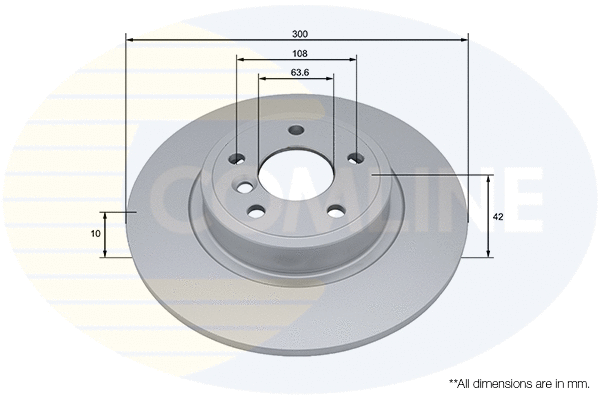 Disque de frein COMLINE ADC2932